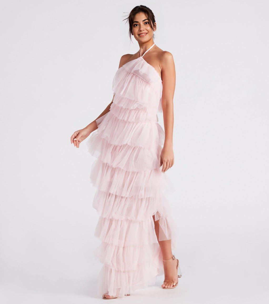 Alexandra Formal Tulle Long Dress